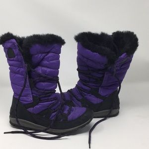 Superb Girls Purple snow boots😁 Size 4